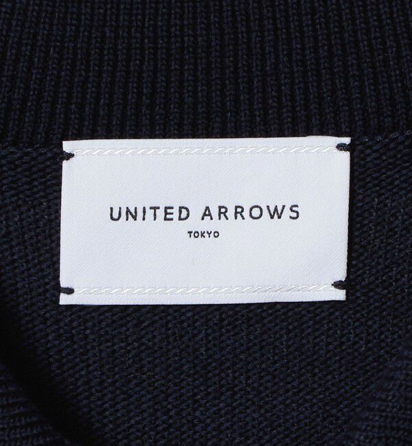 UNITED ARROWS「６分袖 プリント ニット コンビ シャツ ‐ウォッシャブル‐」|シャツ・ブラウス|