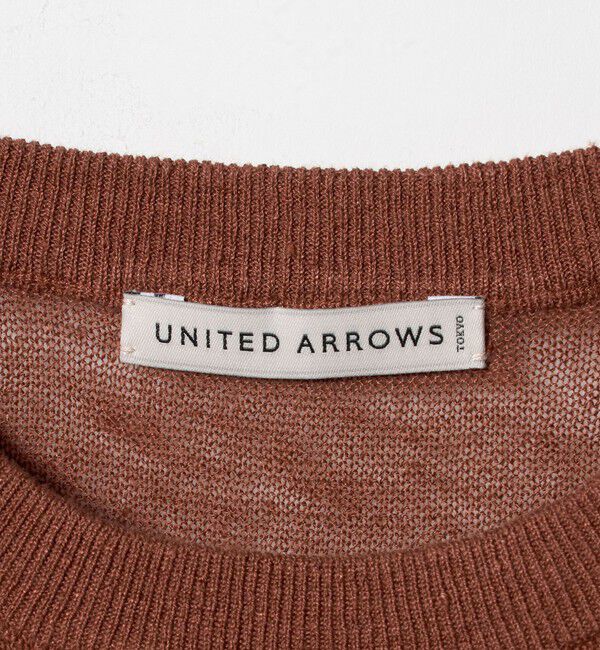 UNITED ARROWS「リネン/コットン ニット Tシャツ」|Tシャツ・カットソー|