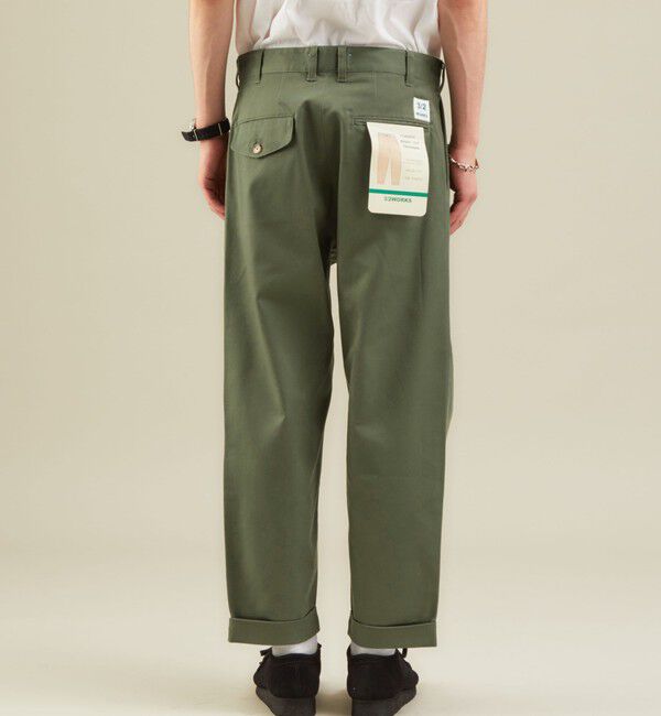 UNITED ARROWS green label relaxing「【別注】【WEB限定】＜3/2 WORKS＞GLR 2プリーツ チノパンツ」|チノ|