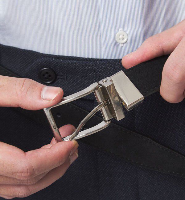 UNITED ARROWS green label relaxing「アジャスト リバーシブル スエード 30mm ドレスベルト」|ベルト|