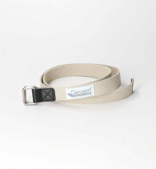 UNITED ARROWS green label relaxing「テープ ダブルリング ロング ベルト」|ベルト|BEIGE