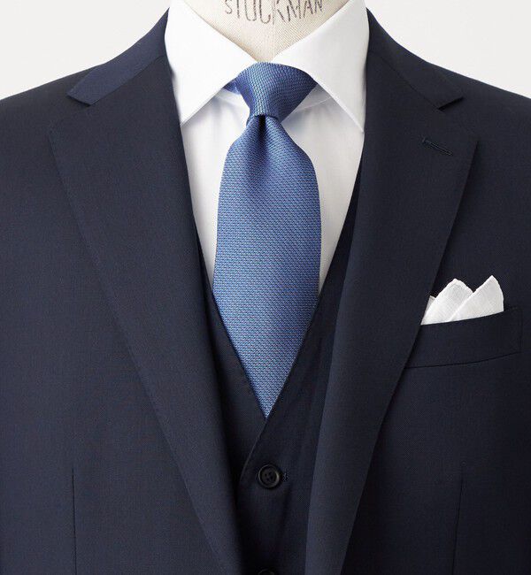 UNITED ARROWS green label relaxing「GLR シルク セミ フォーマル 8.0cm ソリッド ネクタイ」|ネクタイ・蝶ネクタイ|COBALT