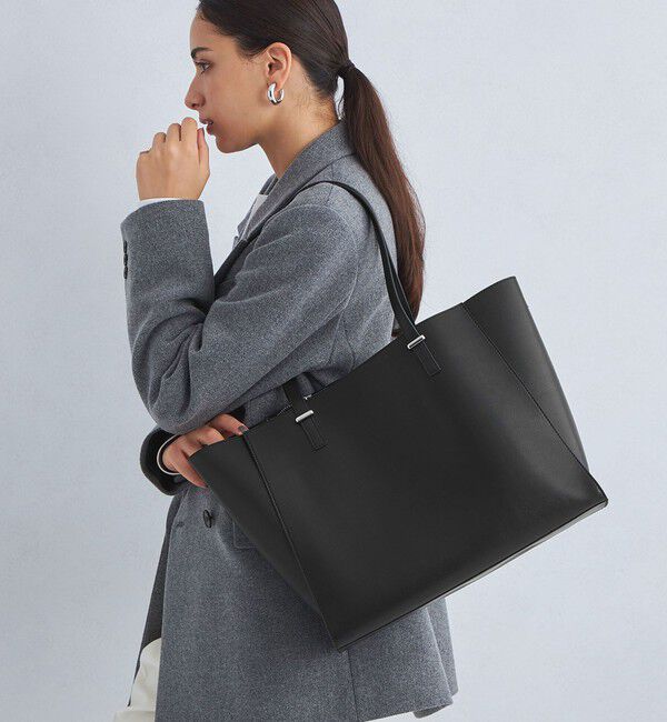 UNITED ARROWS green label relaxing「【WEB限定】ワンポイント シンプル トートバッグ（ソフトPCバッグ付） / A4 / 通勤」|トートバッグ|