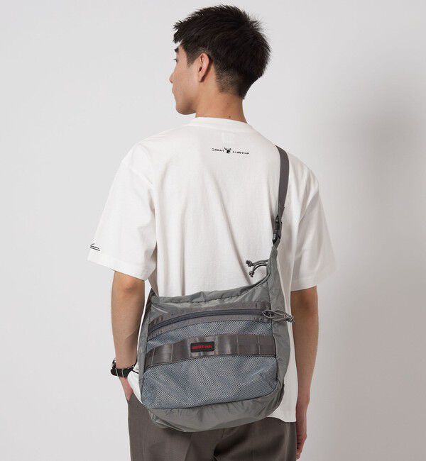 UNITED ARROWS green label relaxing「【別注】＜BRIEFING＞GLR リップストップ メッシュ ヨコ ショルダーバッグ」|ショルダー・メッセンジャー|