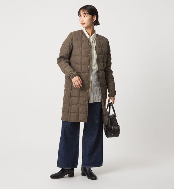 UNITED ARROWS green label relaxing「【別注】＜TAION＞ボタン ロング ダウン」|ダウン|