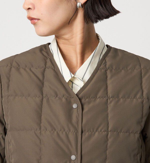 UNITED ARROWS green label relaxing「【別注】＜TAION＞ボタン ロング ダウン」|ダウン|