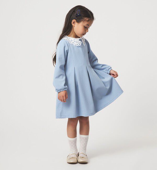 UNITED ARROWS green label relaxing「リップル ワンピース / キッズ 110cm-130cm」|ワンピース|