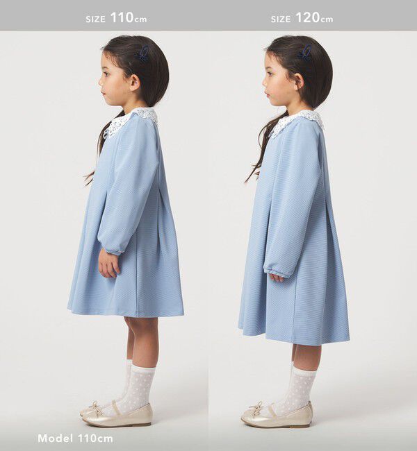 UNITED ARROWS green label relaxing「リップル ワンピース / キッズ 110cm-130cm」|ワンピース|