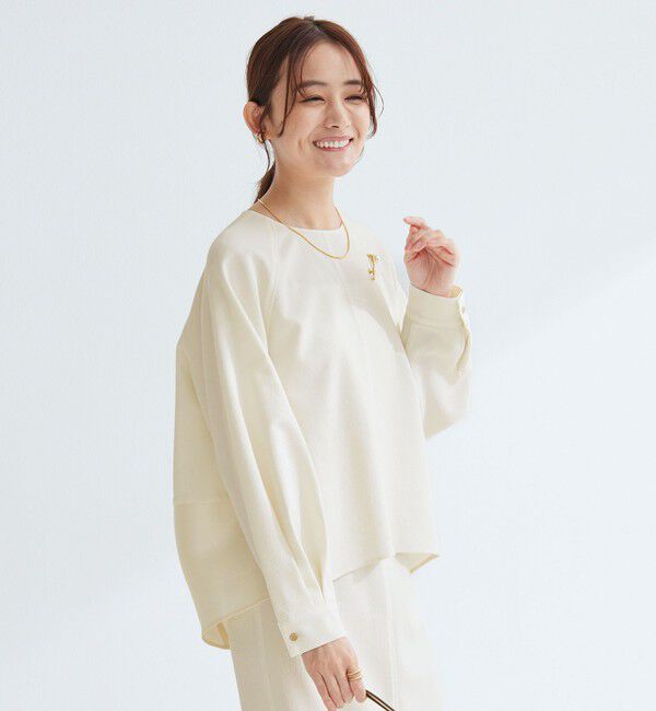 UNITED ARROWS green label relaxing「［size SHORTあり］fleurie(フルリー) フォルム プルオーバー ブラウス」|シャツ・ブラウス|