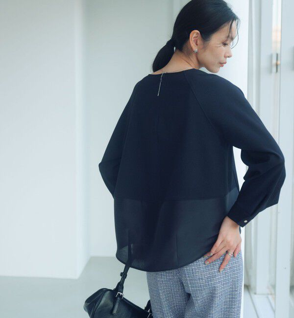 UNITED ARROWS green label relaxing「［size SHORTあり］fleurie(フルリー) フォルム プルオーバー ブラウス」|シャツ・ブラウス|