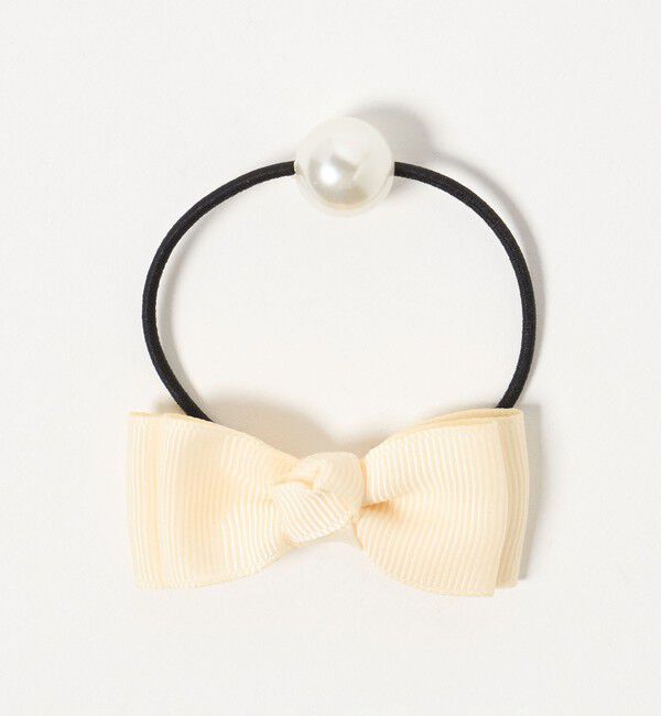 UNITED ARROWS green label relaxing「グログラン リボン ヘアゴム / キッズ  」|その他|OFF WHITE