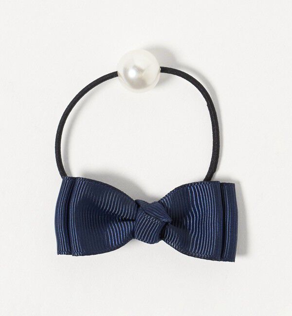 UNITED ARROWS green label relaxing「グログラン リボン ヘアゴム / キッズ  」|その他|NAVY