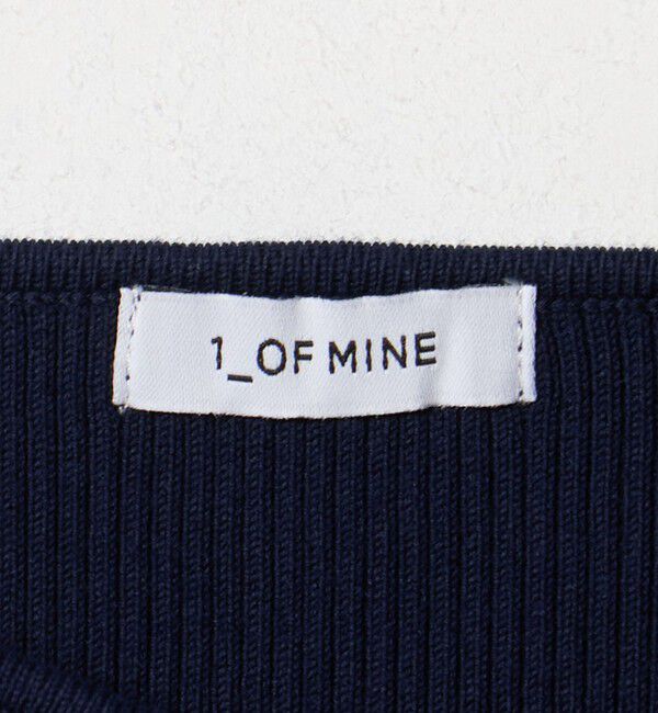 UNITED ARROWS green label relaxing「＜1_OF MINE＞リブ アシンメトリー ネック プルオーバー ニット」|ニット・セーター|