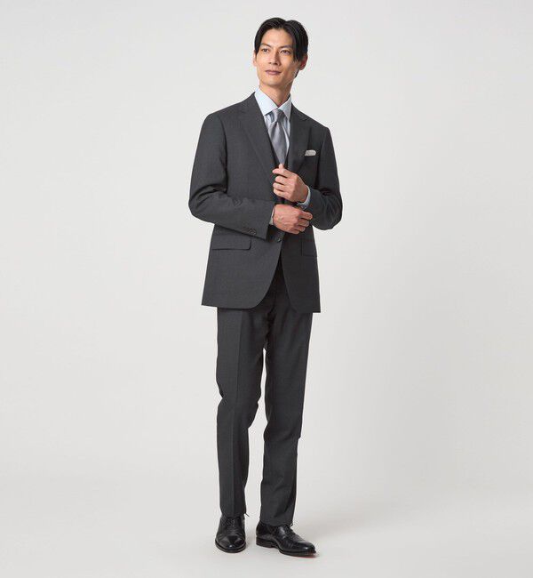 UNITED ARROWS green label relaxing「REDA トロピカル 無地 スリム ノープリーツ スーツパンツ」|スーツ|