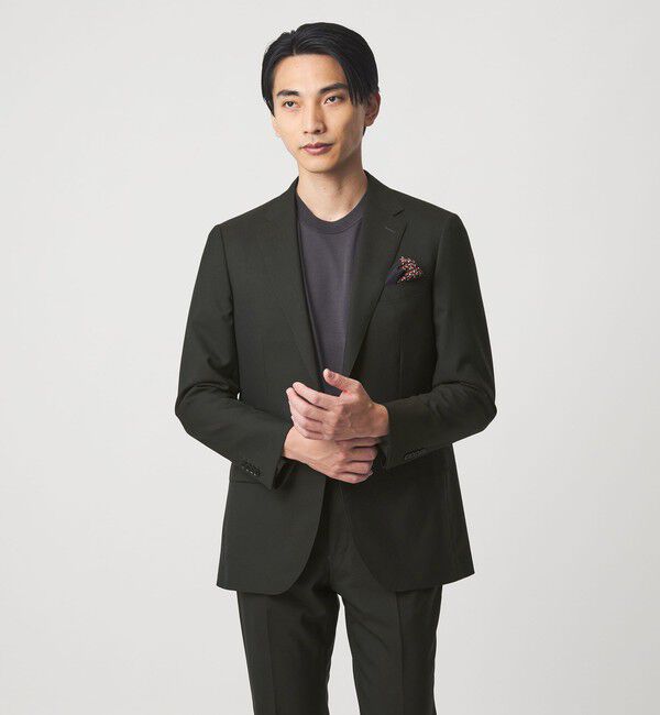 UNITED ARROWS green label relaxing「REDA トロピカル 無地 2B RV スーツジャケット」|スーツ|