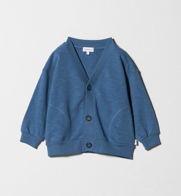 UNITED ARROWS green label relaxing「裏毛 Vネック カーディガン / キッズ  100cm-160cm」|カーディガン|