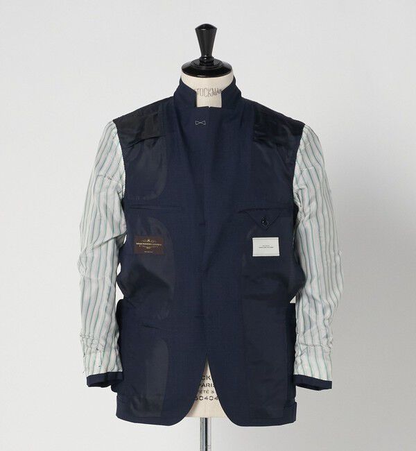 UNITED ARROWS green label relaxing「VITALE BARBERIS CANONICO ラスティック 無地 3B CLS/D スーツジャケット セットアップジャケット」|スーツ|