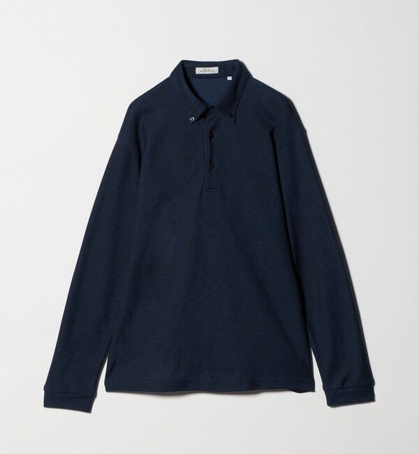 UNITED ARROWS green label relaxing「メランジ カノコ ニュー ボタンダウン 長袖 ポロシャツ」|ポロシャツ|