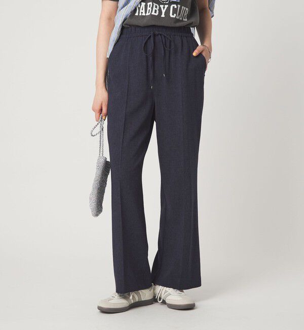 UNITED ARROWS green label relaxing「［size SHORT/TALLあり］ニーハイフレアパンツ」|その他|NAVY