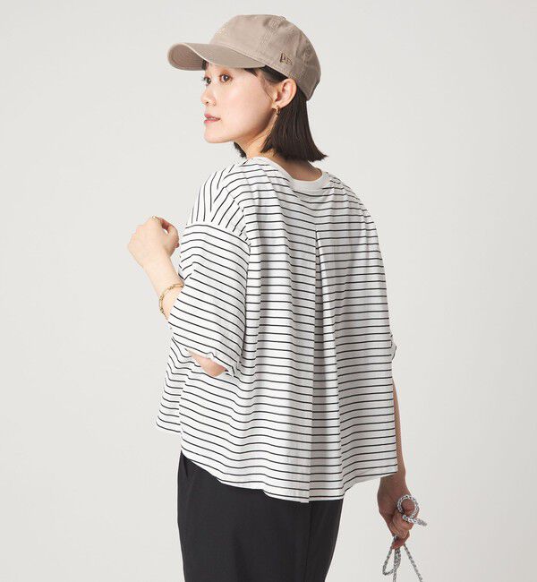 UNITED ARROWS green label relaxing「ギャザースリーブ プルオーバー カットソー」|Tシャツ・カットソー|