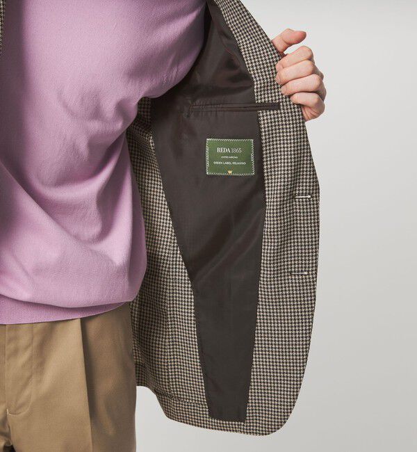 UNITED ARROWS green label relaxing「REDA MESH チドリ 2B RG ジャケット」|テーラードジャケット|