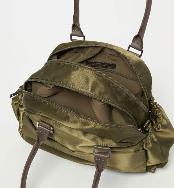 UNITED ARROWS green label relaxing「【WEB限定】2WAY Wジップ ボストン バッグ はっ水」|ボストンバッグ|