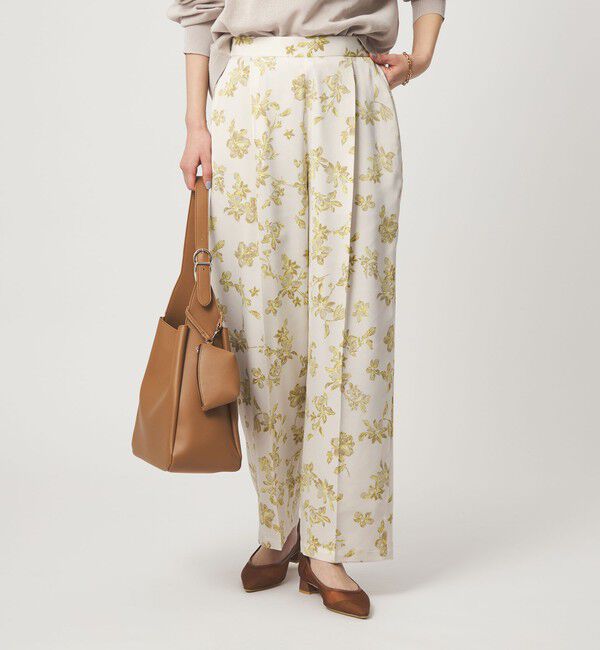 UNITED ARROWS green label relaxing「フラワー プリント パンツ」|その他|