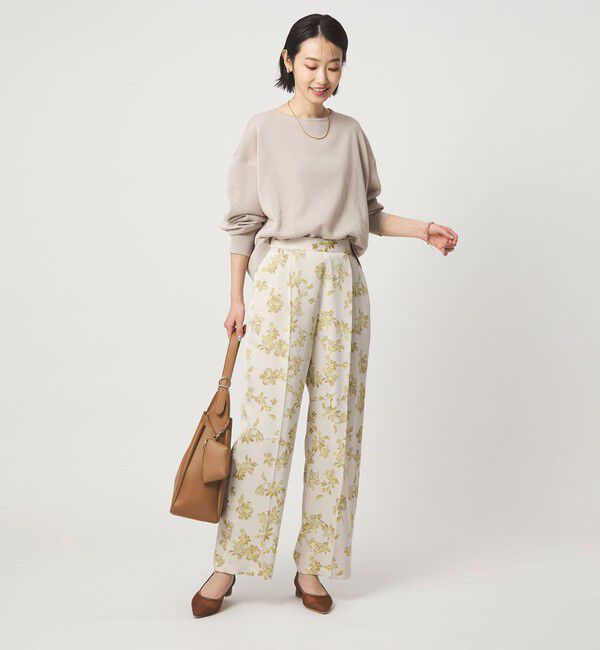 UNITED ARROWS green label relaxing「フラワー プリント パンツ」|その他|