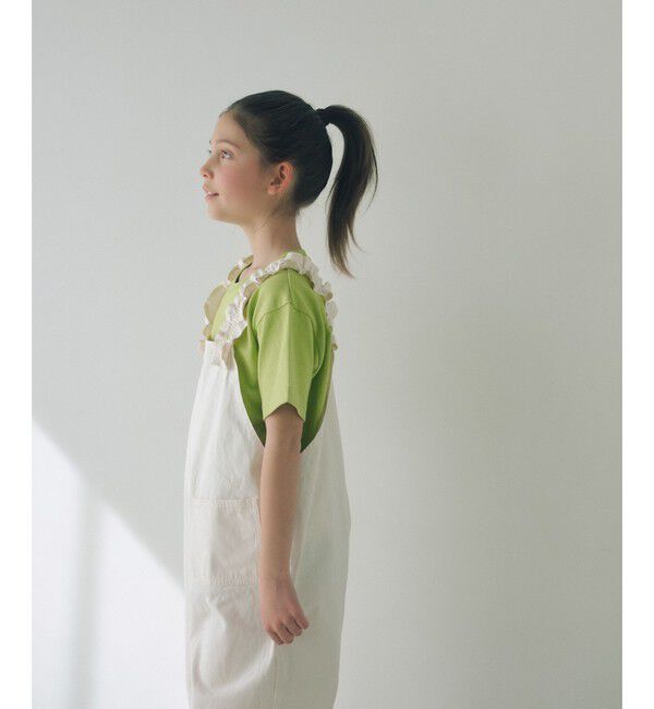 UNITED ARROWS green label relaxing「【WEB限定】サイドギャザー チビ Tシャツ 100cm-160cm」|Tシャツ・カットソー|LIME