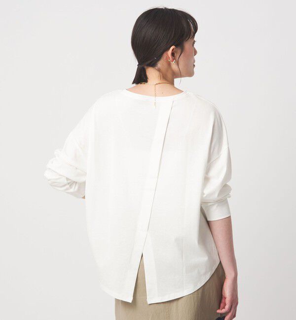 UNITED ARROWS green label relaxing「バック スリット プルオーバー」|Tシャツ・カットソー|