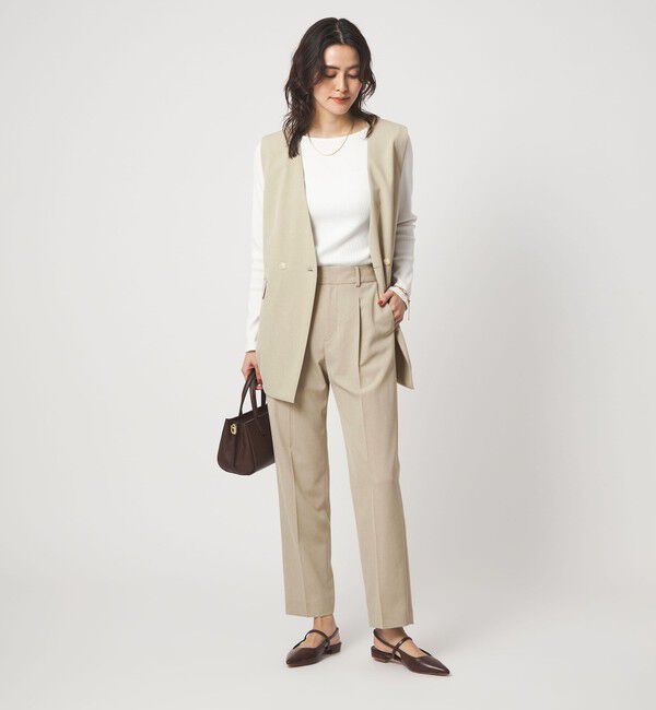 UNITED ARROWS green label relaxing「［size SHORT/TALLあり］サラフール テーパード パンツ 」|スラックス|