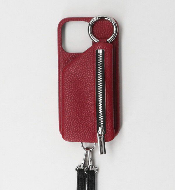 BEAUTY&YOUTH UNITED ARROWS「＜ajew＞CADENAS ストラップ iPhone13Pro ケース」|モバイルケース|RED