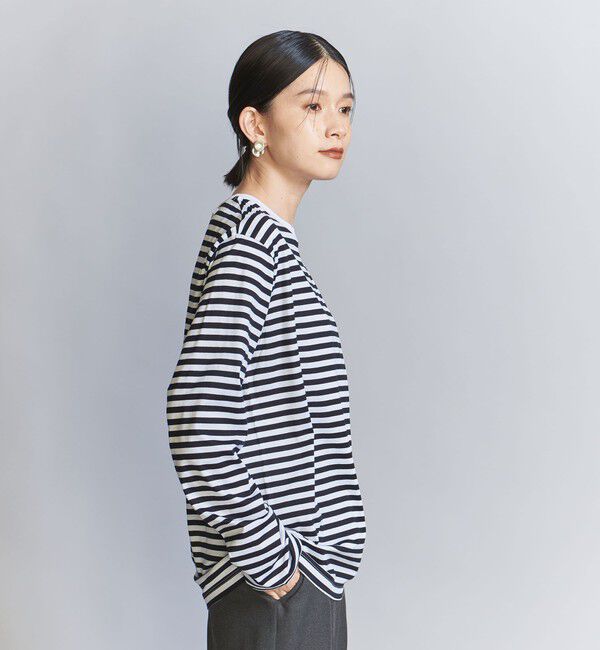 BEAUTY&YOUTH UNITED ARROWS「コットン天竺 ロングスリーブ カットソー」|Tシャツ・カットソー|