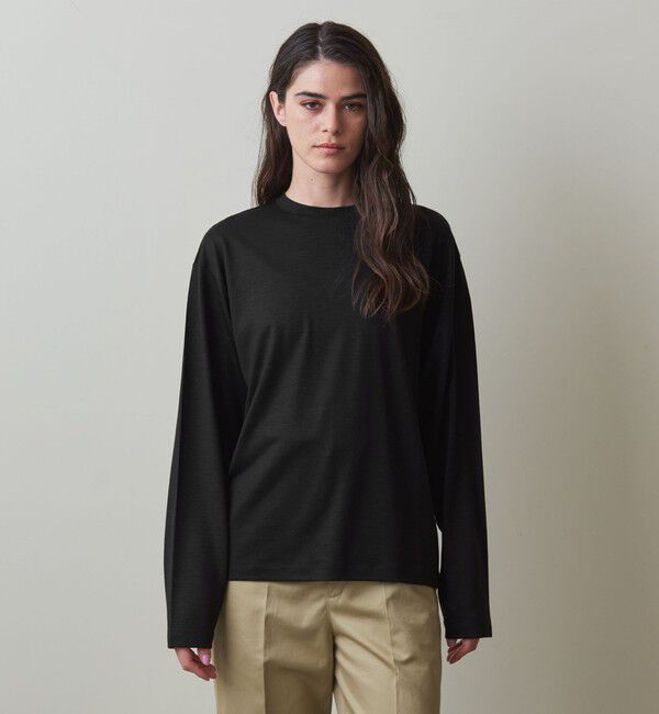 STEVEN ALAN「＜Steven Alan＞ウール ジャージー ロングスリーブ Tシャツ」|Tシャツ・カットソー|
