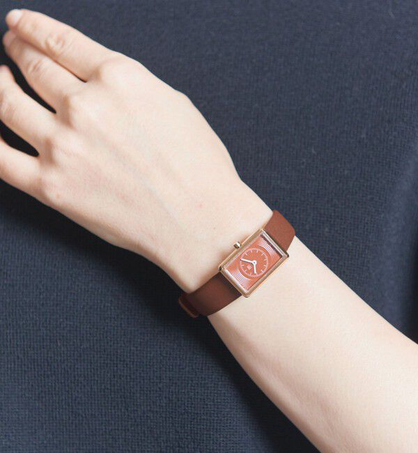 BEAUTY&YOUTH UNITED ARROWS「【別注】＜MAVEN WATCHES＞スクエア 18mmフェイス ウォッチ/腕時計」|クロック・置時計|DK.BROWN