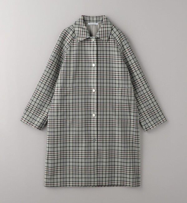 BEAUTY&YOUTH UNITED ARROWS「ステンカラー チェックコート」|ステンカラーコート|