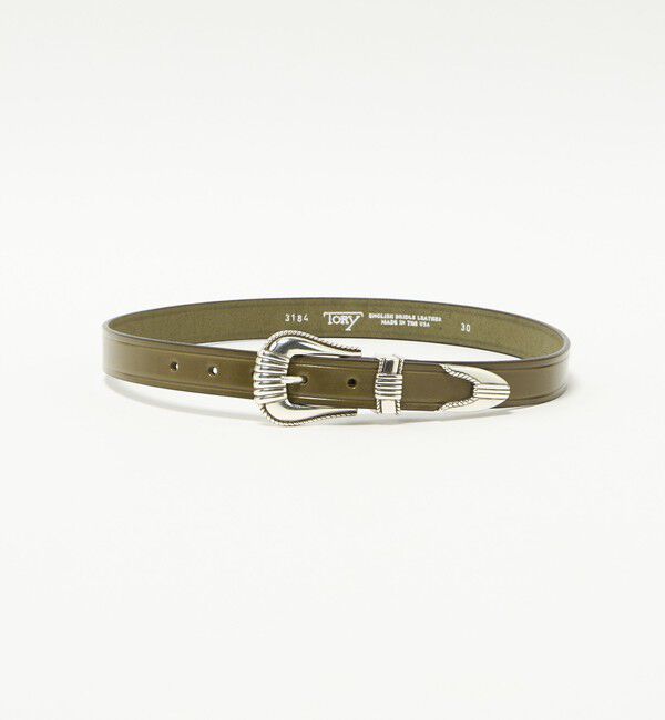 BEAUTY&YOUTH UNITED ARROWS「＜TORY LEATHER＞レザー ウェスタン ベルト」|ベルト|OLIVE