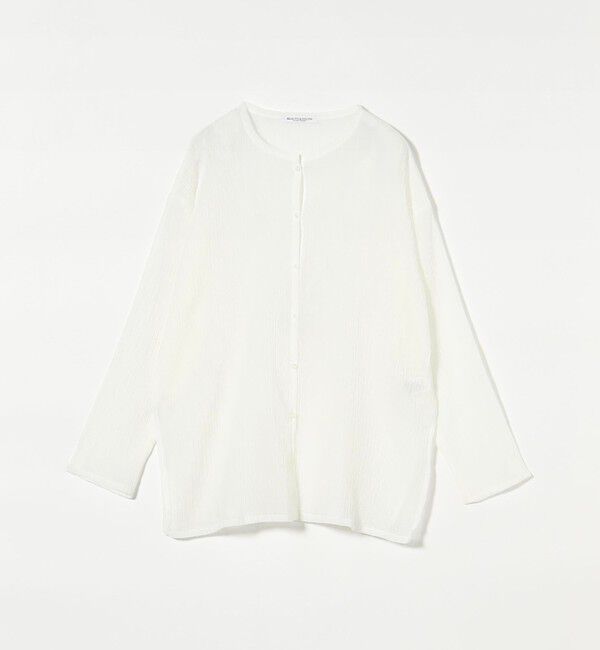 BEAUTY&YOUTH UNITED ARROWS「クレープ クルーネックカーディガン」|カーディガン|