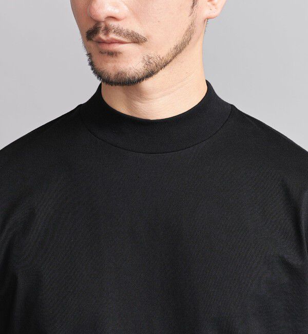 BEAUTY&YOUTH UNITED ARROWS「【WEB限定 WARDROBE SMART】クリア  ガスコットン モックネック カットソー【抗菌・防臭】」|Tシャツ・カットソー|