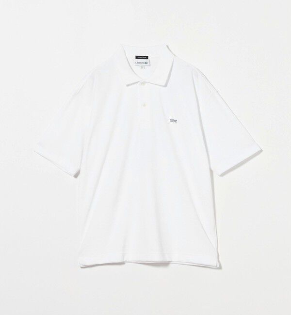 BEAUTY&YOUTH UNITED ARROWS「＜LACOSTE for BEAUTY&YOUTH＞ 1トーン パイル ポロシャツ」|ポロシャツ|WHITE