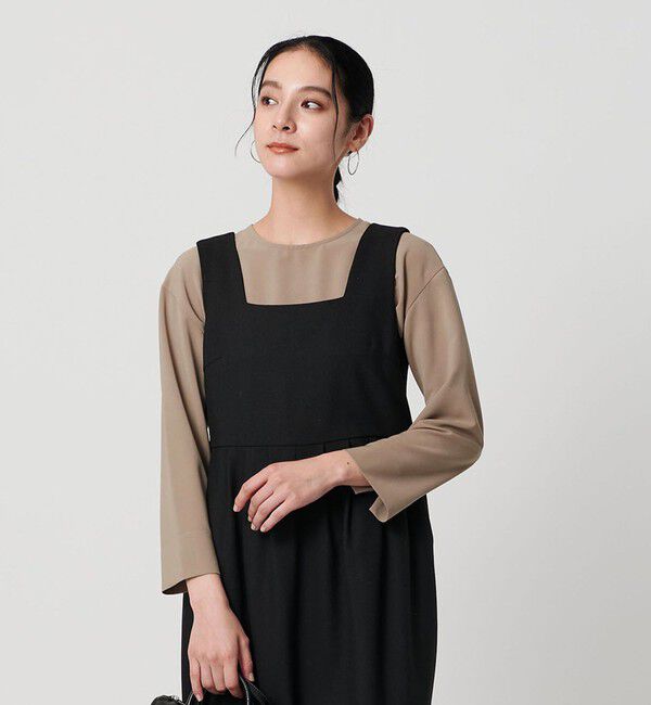 BEAUTY&YOUTH UNITED ARROWS「【WEB限定 Wardrobe DAILY MINIMAL】クルーネックブラウス ウォッシャブル」|シャツ・ブラウス|MOCA