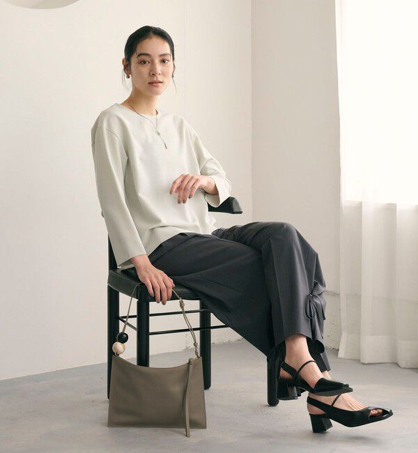 BEAUTY&YOUTH UNITED ARROWS「【WEB限定 Wardrobe DAILY MINIMAL】クルーネックブラウス ウォッシャブル」|シャツ・ブラウス|