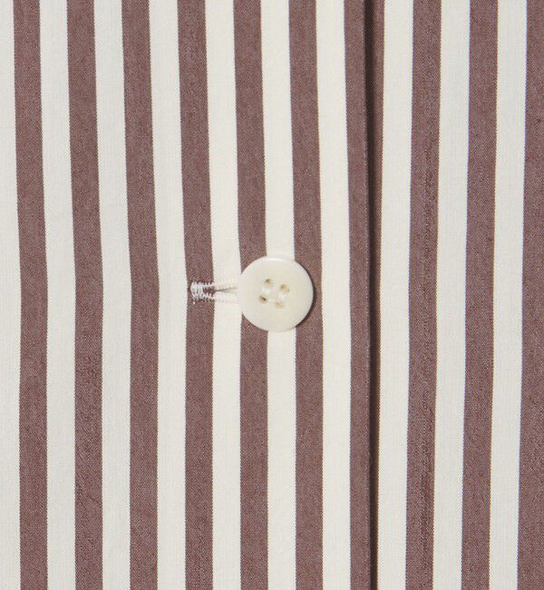 STEVEN ALAN「＜Steven Alan＞コットン キュプラ ストライプ フード シャツ」|シャツ・ブラウス|