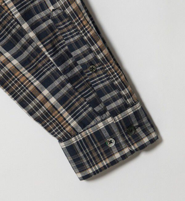 STEVEN ALAN「＜Steven Alan＞ マドラスチェック シングルニードル シャツ LOOSE」|シャツ・ブラウス|
