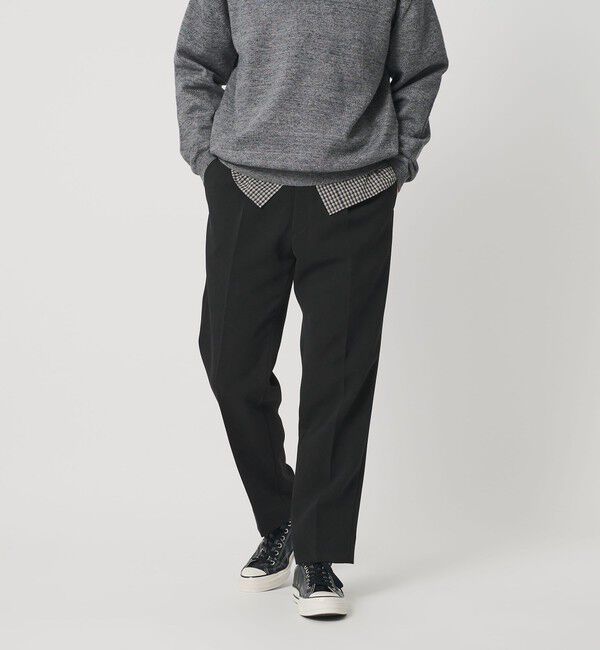 BEAUTY&YOUTH UNITED ARROWS「ソフト ダブルクロス イージー スラックス NO.5」|チノ|