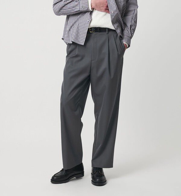 BEAUTY&YOUTH UNITED ARROWS「ツイル ギャバ バギー スラックス NO.9」|チノ|