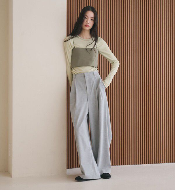 BEAUTY&YOUTH UNITED ARROWS「バックラップタックパンツ ウォッシャブル」|その他|