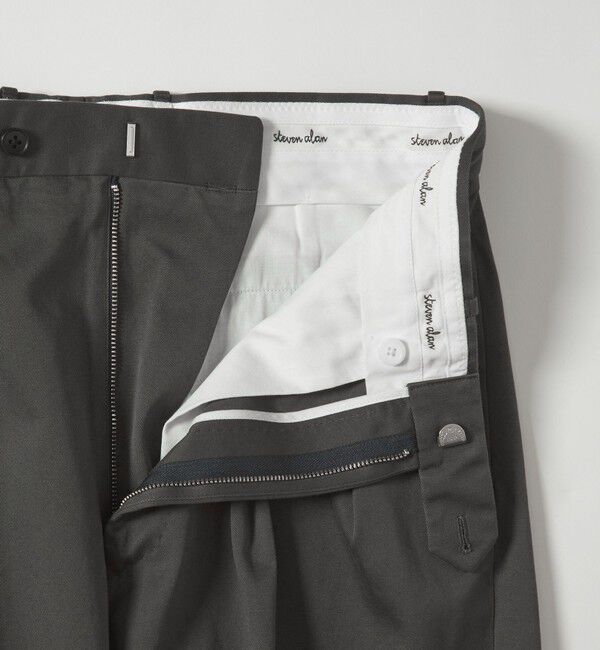 STEVEN ALAN「＜Steven Alan＞ ウエポン ニドム イン ツープリーツ ドレス トラウザーズ」|スラックス|
