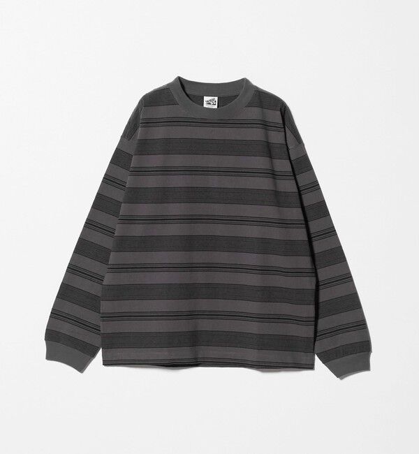 BEAUTY&YOUTH UNITED ARROWS「12oz ヘビーウェイト ボーダー クルーネック カットソー」|Tシャツ・カットソー|