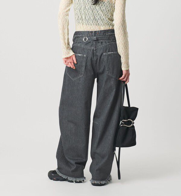 BEAUTY&YOUTH UNITED ARROWS「【別注】＜NEEDBY heritage＞カーブデニムパンツ」|デニム|BLACK